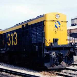 901013-15 Locomotora diésel 313-042-4. Amarillo-Negro. RENFE. Ep. V.